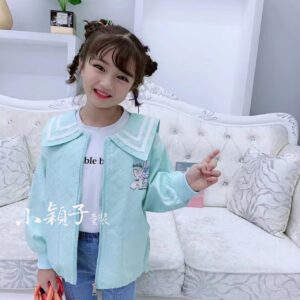 【台灣現貨】中小童 女童史黛拉兔大領外套