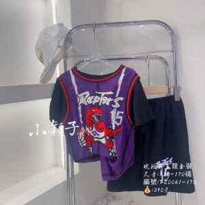 【台灣現貨】中大童琥珀霸王龍套裝 球服