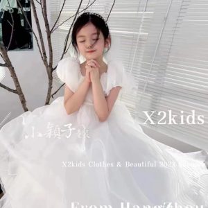 【台灣現貨】中大童大蝴蝶結禮服裙